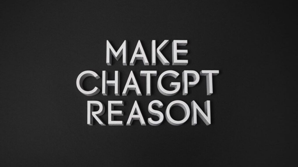 ChatGPT REASON feature